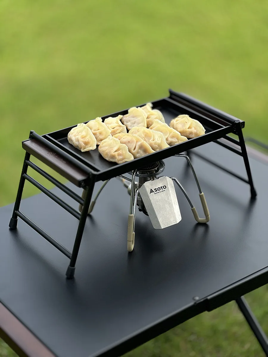 

Outdoor Camping Barbecue Plate Portable Foldable Picnic Barbecue Grill Camping Teppanyaki Steak Frying Pan New