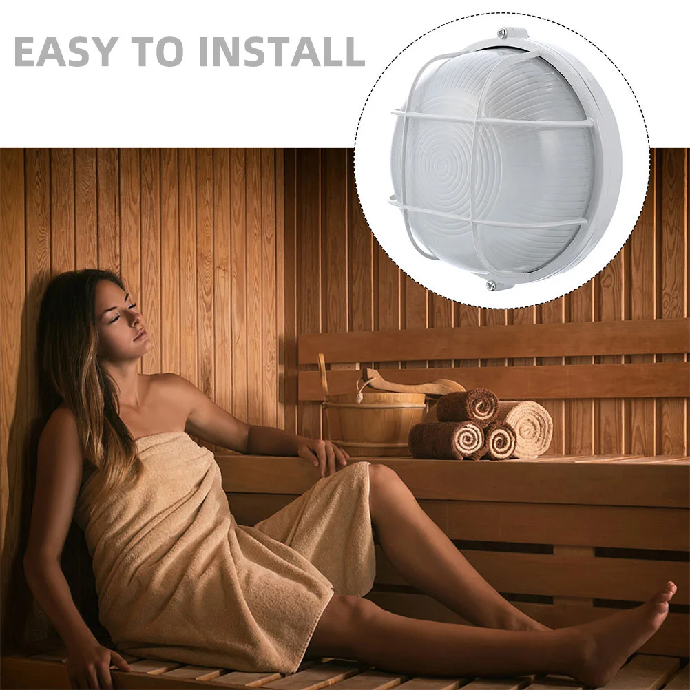 

2 шт., лампа для сауны, взрывозащищенный прочный светильник для паровой комнаты, противотуманный настенный светильник для внутреннего освещения, сменная лампа для сауны