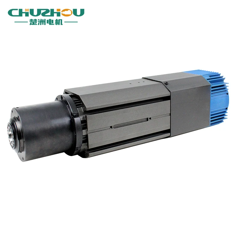 Motor de eixo CNC ATC 9KW, mudança automática de ferramenta, eixo refrigerado a ar, motor de eixo ISO30 BT30