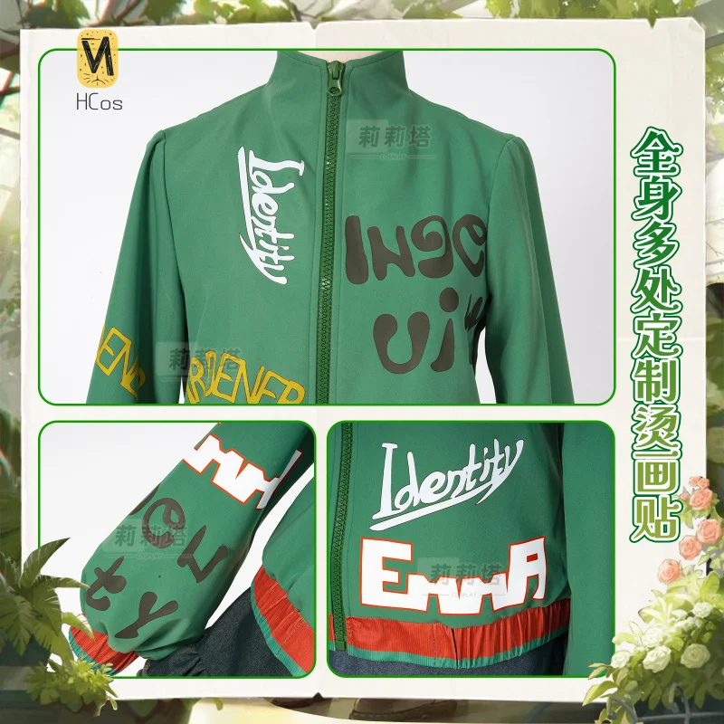 

HCos Identity Ⅴ Gardener Cosplay Costume Halloween Women Fantasy Uniform Coat leg warmer Props Accessories Set