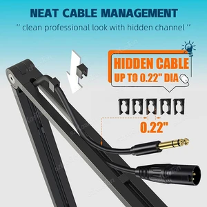 Adjustable metal microphone support for USB gaming streaming condenser Microphone Suspension Tissue arm for A8 A6V K688 K669 K658 8 Main Pedestal Sales Microphone - №4