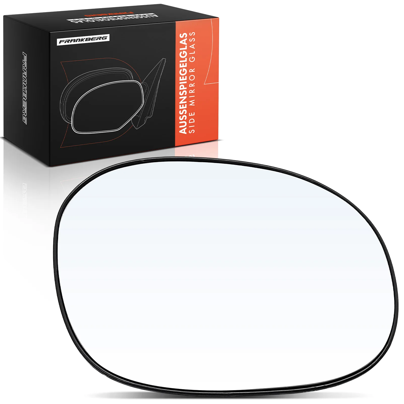 Frankberg 1x Spiegelglas Buitenspiegel Spiegel Rechts voor Peugeot 206 Citroën Xsara Picasso 8151CJ