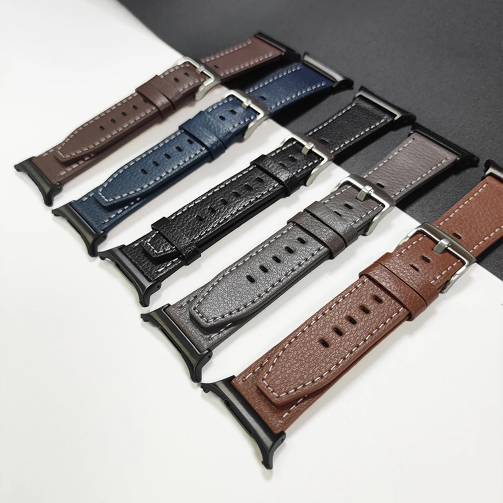 Lederarmband für Samsung Galaxy Watch Ultra2 Ultra 2025 47MM, weiches Armband für Galaxy Watch 9 8 40 44mm 8Classic Uhrenarmband – Detail 7