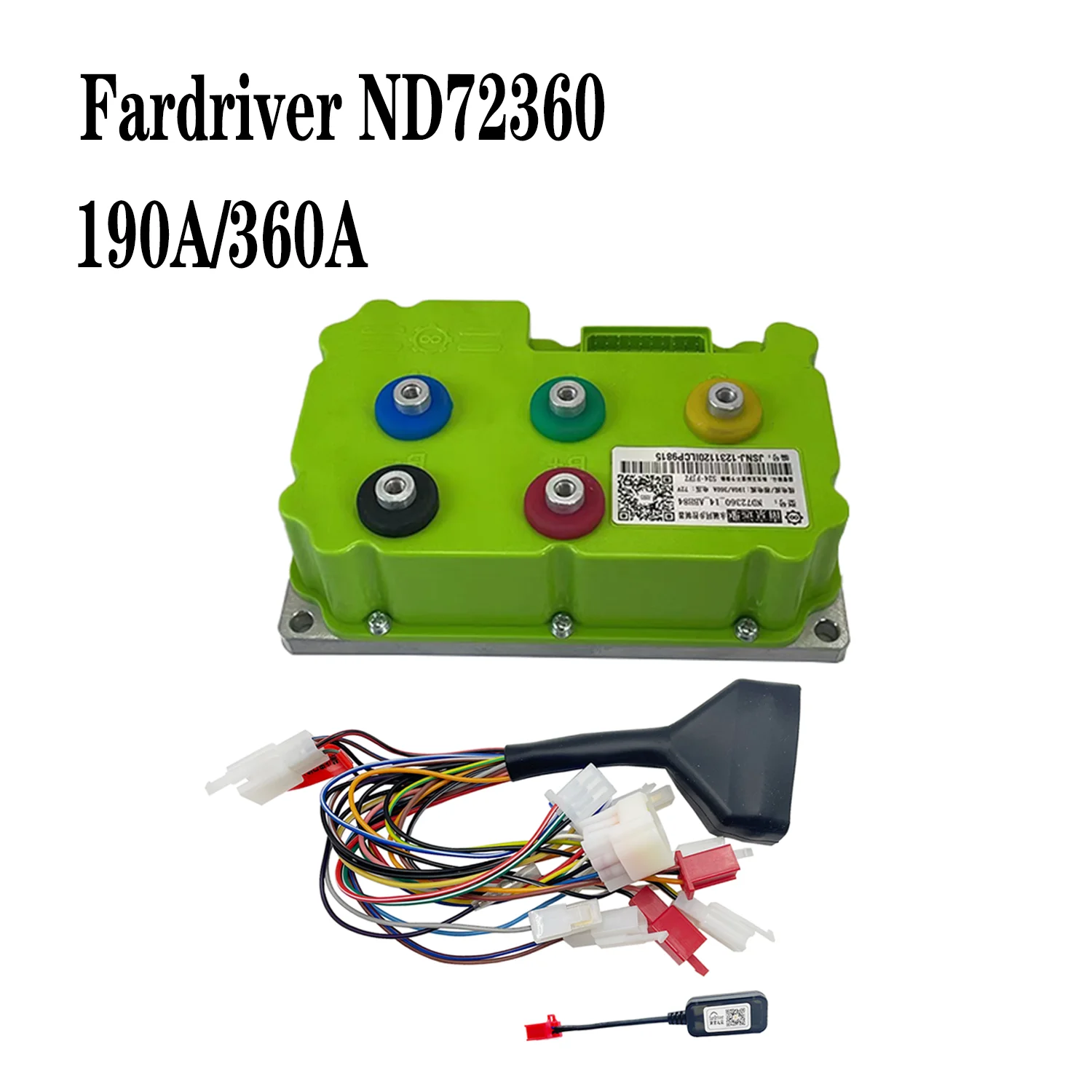 نانجينغ Fardriver ND72360 48 فولت-72 فولت 190A تيار مستمر موجة جيبية سكوتر كهربائي سكوتر بلوتوث تصحيح الأخطاء برمجة وحدة تحكم المحرك #1