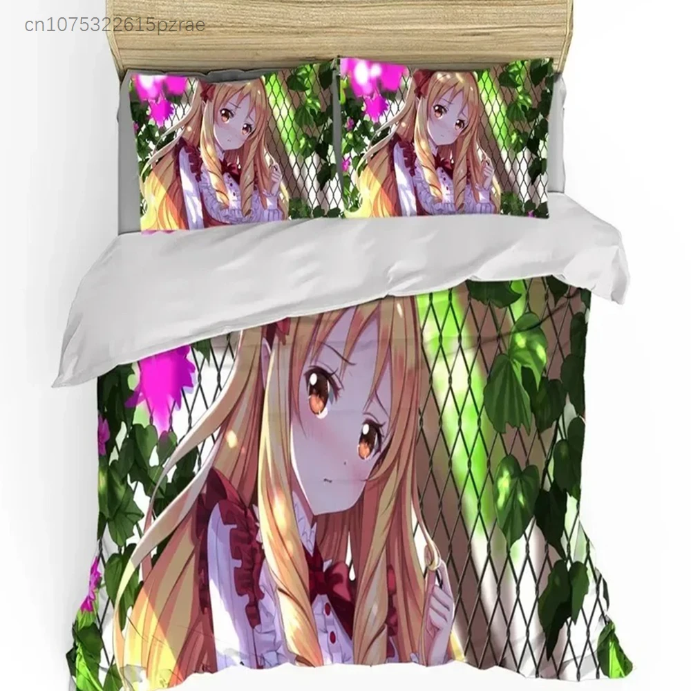 Fashion Japan Anime Cartoon Bedding Set Bedroom Soft Modern Bedspreads Comefortable Kids Duvet Cover Quilt Cover And Pillowcase