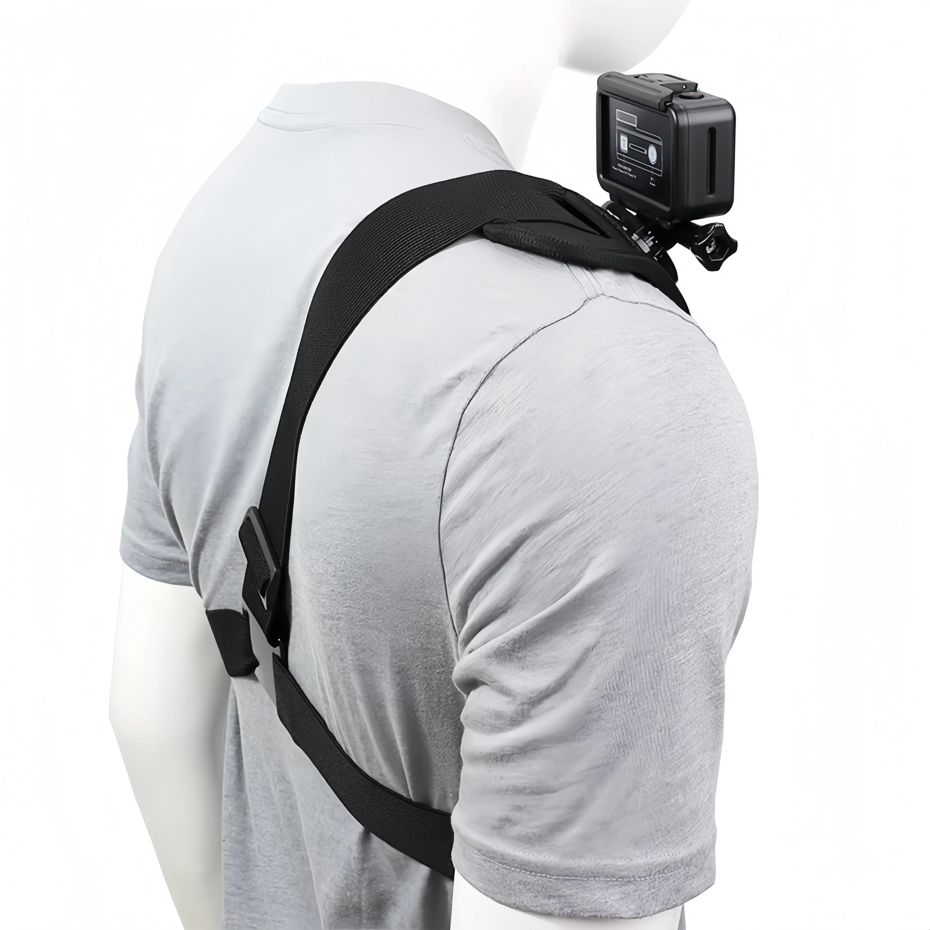 360° Rotation Shoulder Strap Mount Chest Harness Adapter For GoPro Hero 13 12 11 10 9 8 7 Dji Action 5 4  Camera Accessories image 4