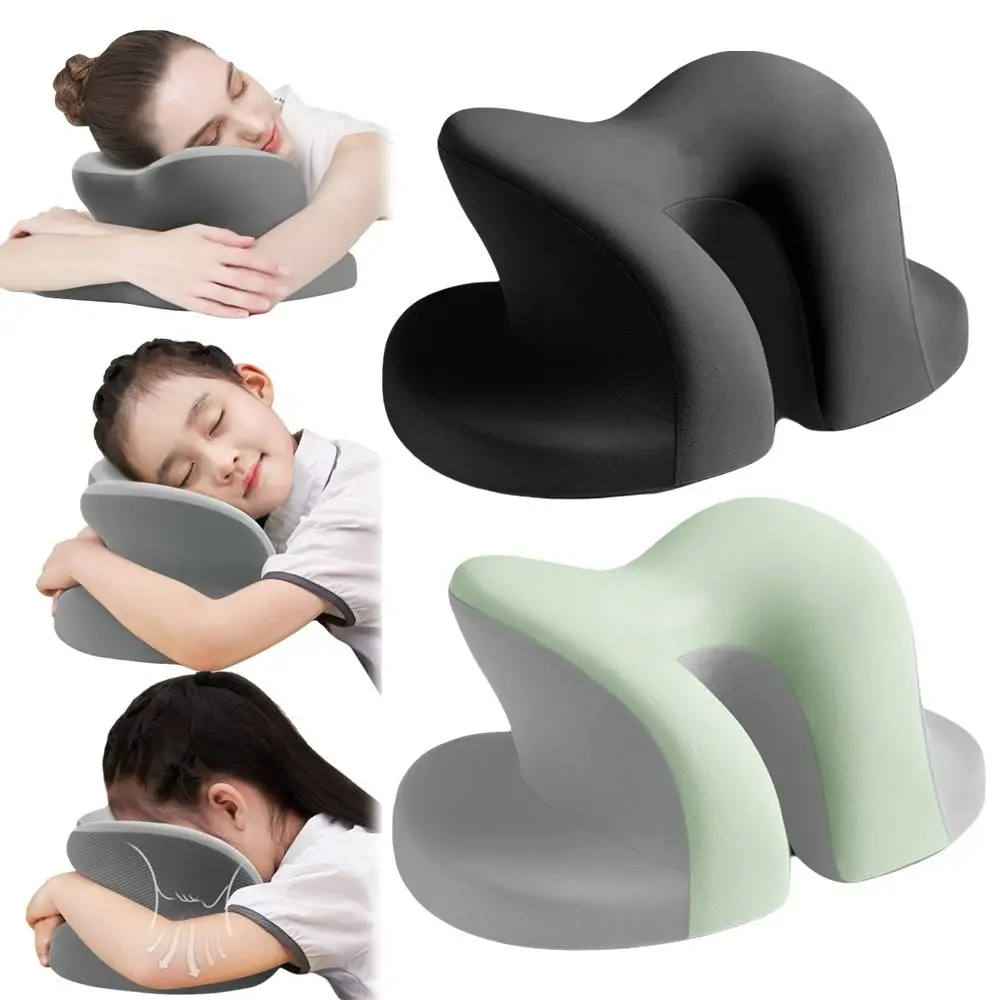 

New Memory Foam Nap Pillow High Density Thick and Soft Desk Pillow with Armrests Breathable Hand Pillow Office
