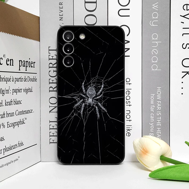 Fashion Cool Black Spider Web Printed Phone Case for Honor Huawei 200 LITE 100 400 PRO 90 80 Lite Magic 8 7 6 5 Pro Soft Covers view 3