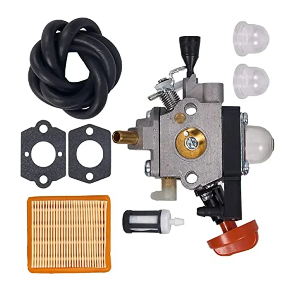 Plastic+Metal 4180-120-0615 FS91 Carburetor For FS91 Brushcutter Trimmer Carb With Air Filter Tool Parts Garden Tools