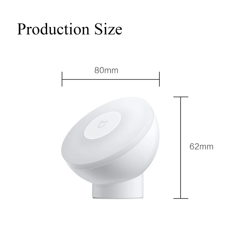 Mijia Night Light 2 Version Motion Sensor Adjustable Brightness Smart Human Light Sensor Night Lamp Bedroom