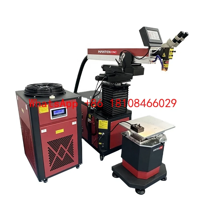 HANTENCNC 1000W 1500W 2000W Fiber Mold Laser Repair Machine Metal CNC Laser Welding Machine