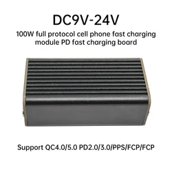 DC9V-24V 100W Full Protocol Mobile Phone Fast Charging Module PD Fast Charging Board Supports QC4.0/5.0 PD2.0/3.0/PPS/FCP/FCP