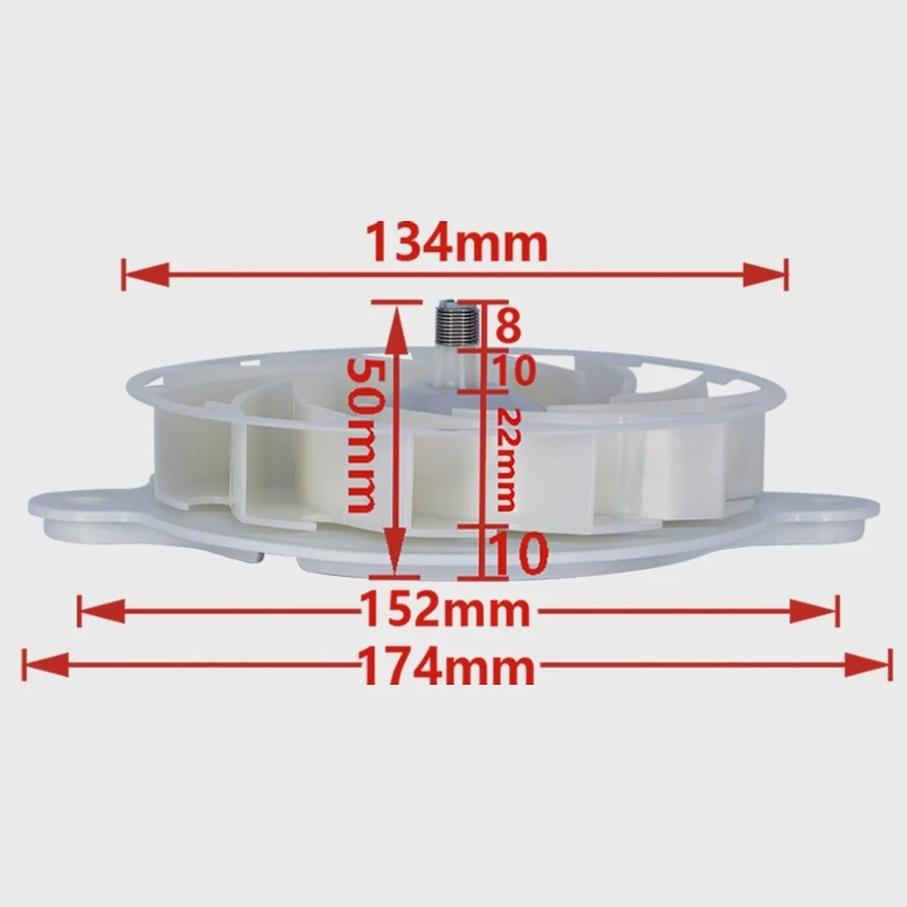 For Fridge Cooling Cooling Fan Motor Optimal Cooling Performance Fan Refrigerator Part Evaporator Fan DC12V Power Supply