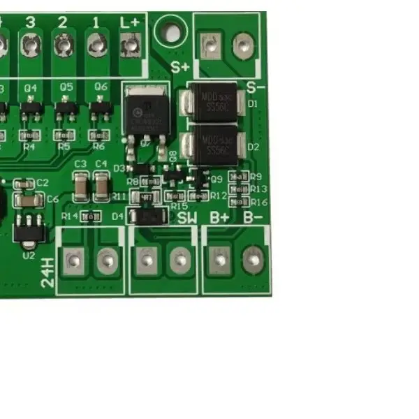 6V 12V 6-Channel Solar Flashing Light Circuit Board PCB For Traffic Signal Lamp High Current Controller Automation Equipment