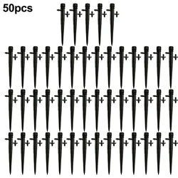 50pcs Sprinklers Degree Ground Plug Adjustable Drip Head Flow Irrigation Drippers For 4mm/7mm Tube Irrigation System Parts