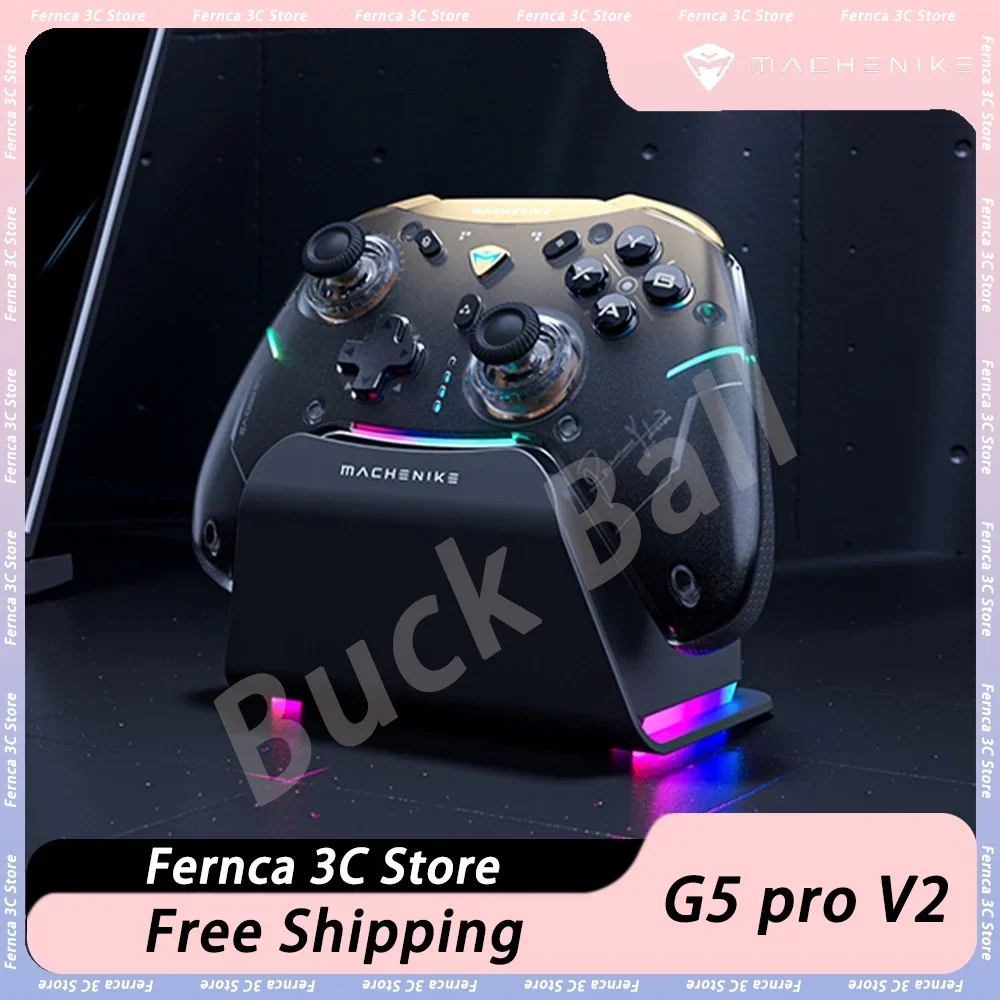  G5 pro V2 Three-Mode Optical Gamepad Collector'S Edition Hot Swap Hall Rocker Bluetooth Trigger Vibration Ns Gifts