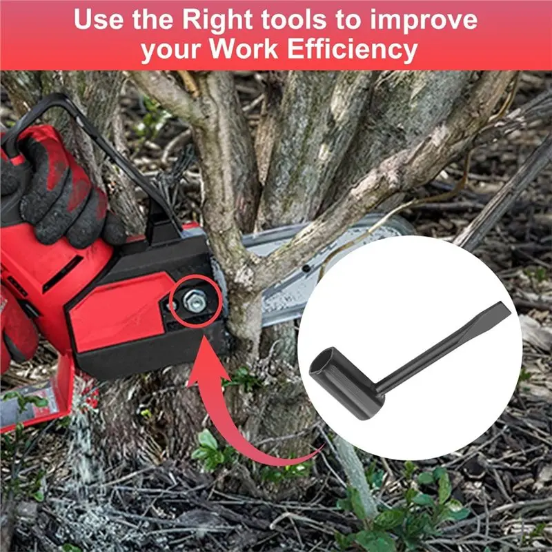 For 2527-20 Pruning Saw/Chain Saw& For 49-16-2718 Edger Attachment- 2Pcs Chain Nut Wrench 45-96-1001