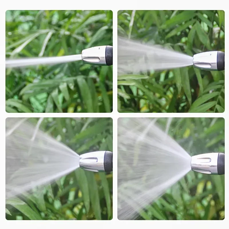 New Color Flexible Expandable Garden Water Hose with 100ml Soap Dispenser for Garden Irrigation