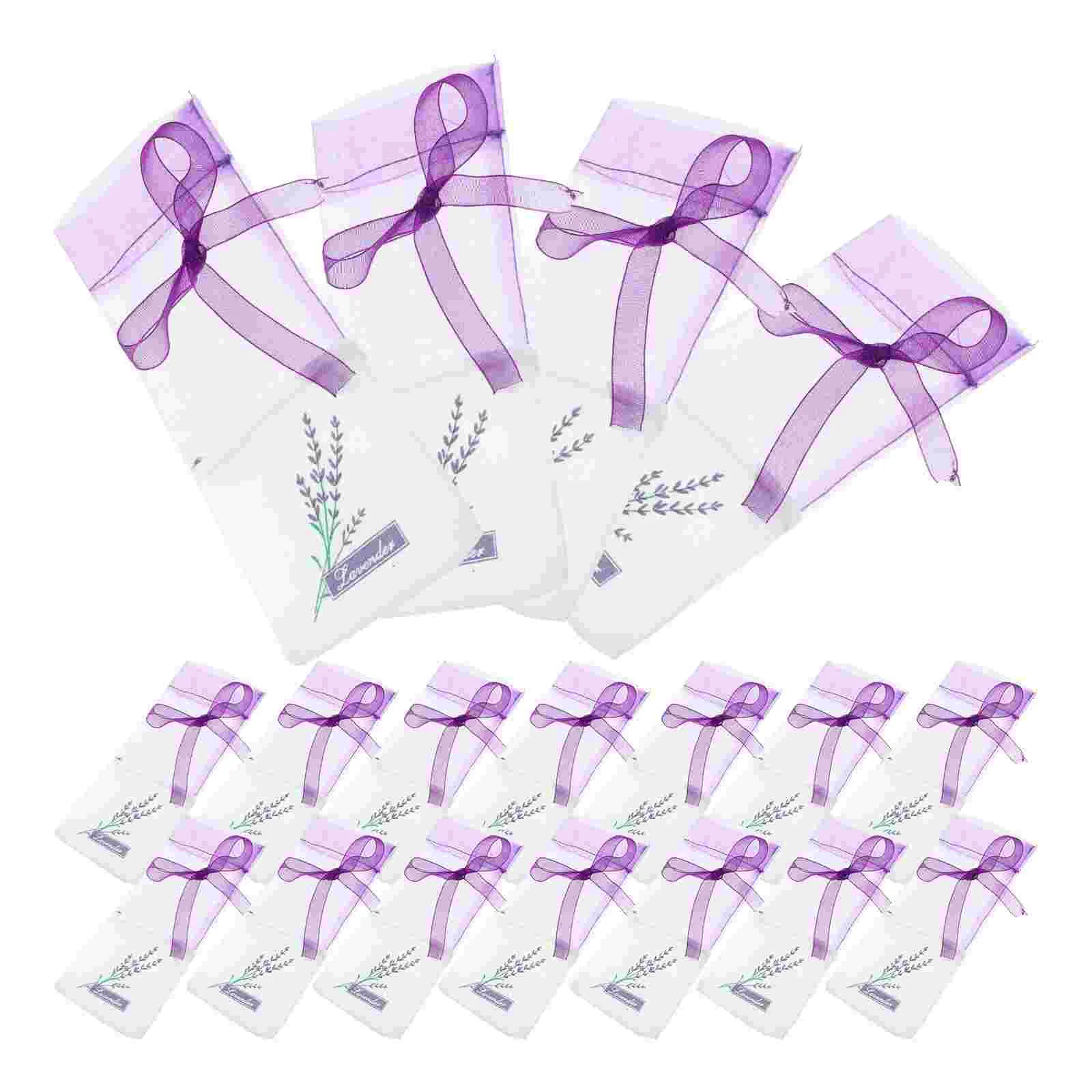 

60 Pcs Lavender Sachet Bag Sachets Bags Empty for Packaging Gauze Pouches Purple