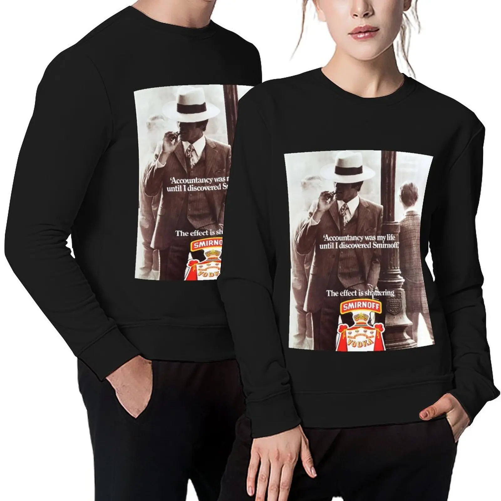 

Smirnoff The Effect is Shattering Pullover tracksuit winter clothes men's autumn clothes men's clothing new sweatshirt