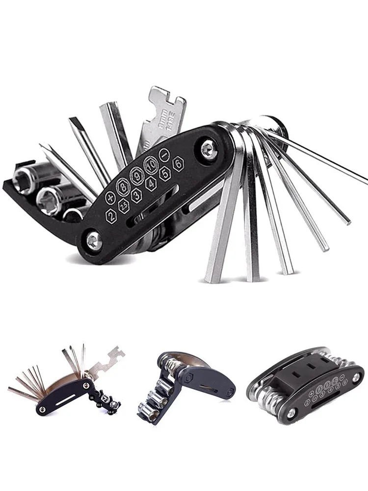 16-in-1 Socket Wrench Set, Non-Slip Rotating Head. Durable Stainless Steel for Home & Car Repairs. Easy & Universal Tool.