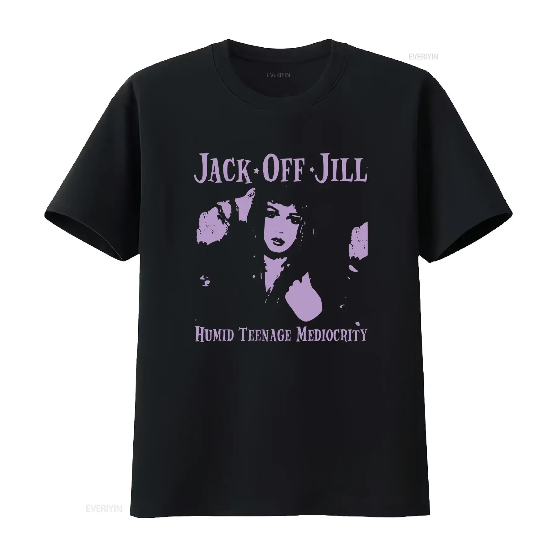 T-shirt Jack Off Jill Humid T Shirtnage Mediocrity Band, manches longues ou courtes, vintage, délavé, polyvalent, vêtements de créateur, décontracté