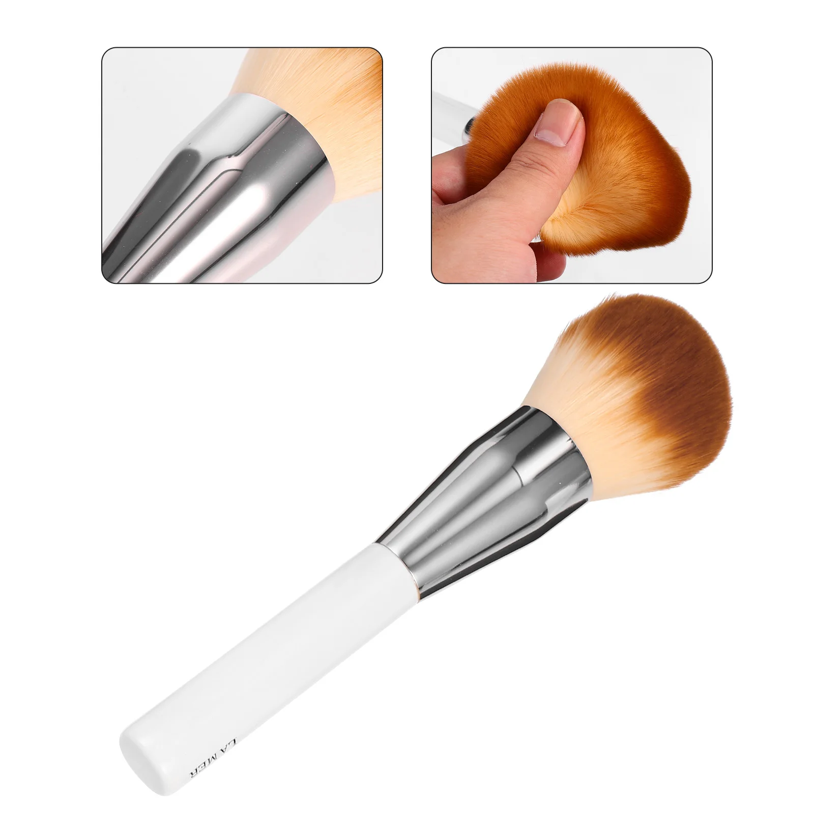 

Makeup Brush Premium Synthetic Powder Foundation Blush Brush For Women Soft Dense No Shedding Tool