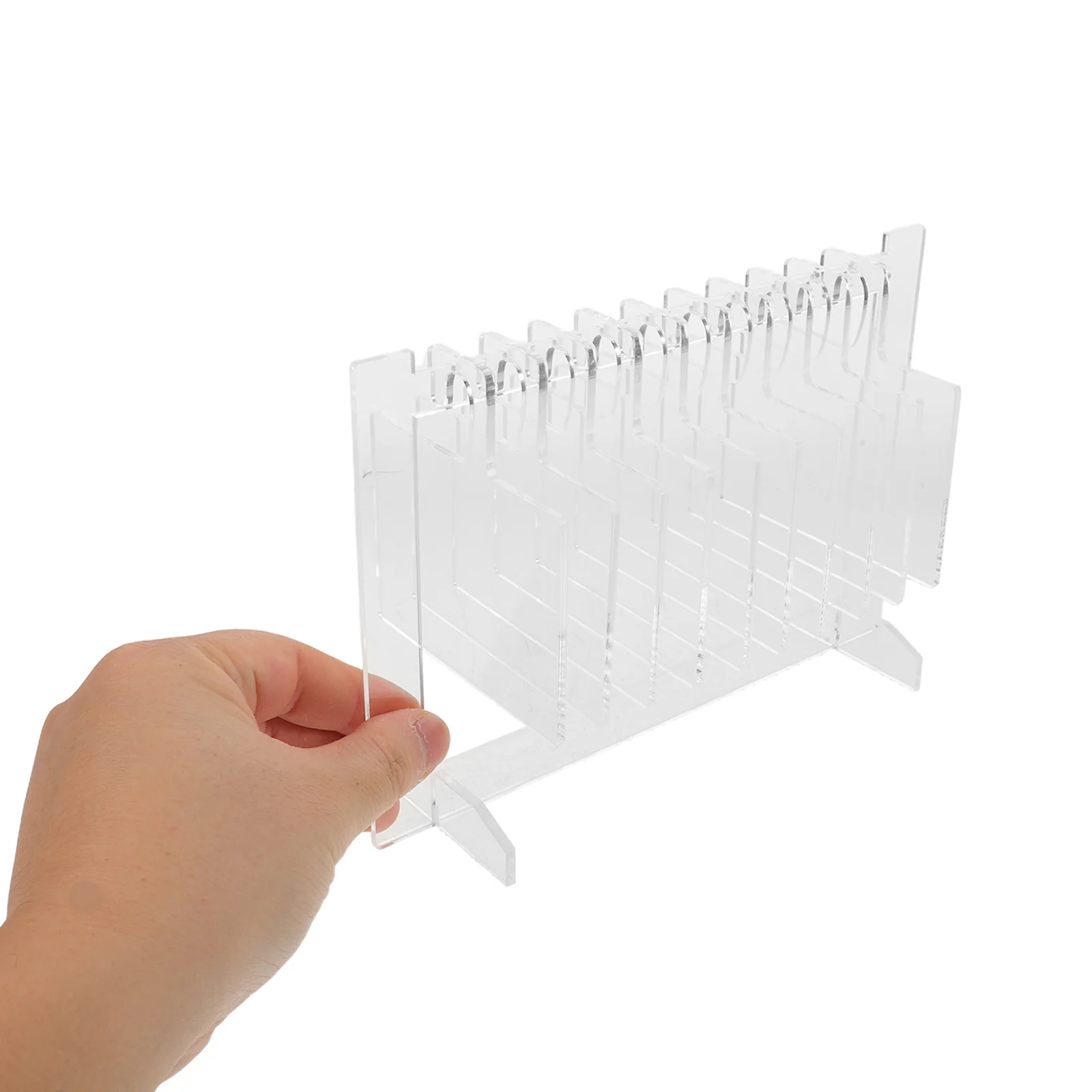 

1Set Press on Nails Display Board Full Angle Fingernail Sample Show Stand with Sturdy Hanging Rack for Nail Color Shape Display