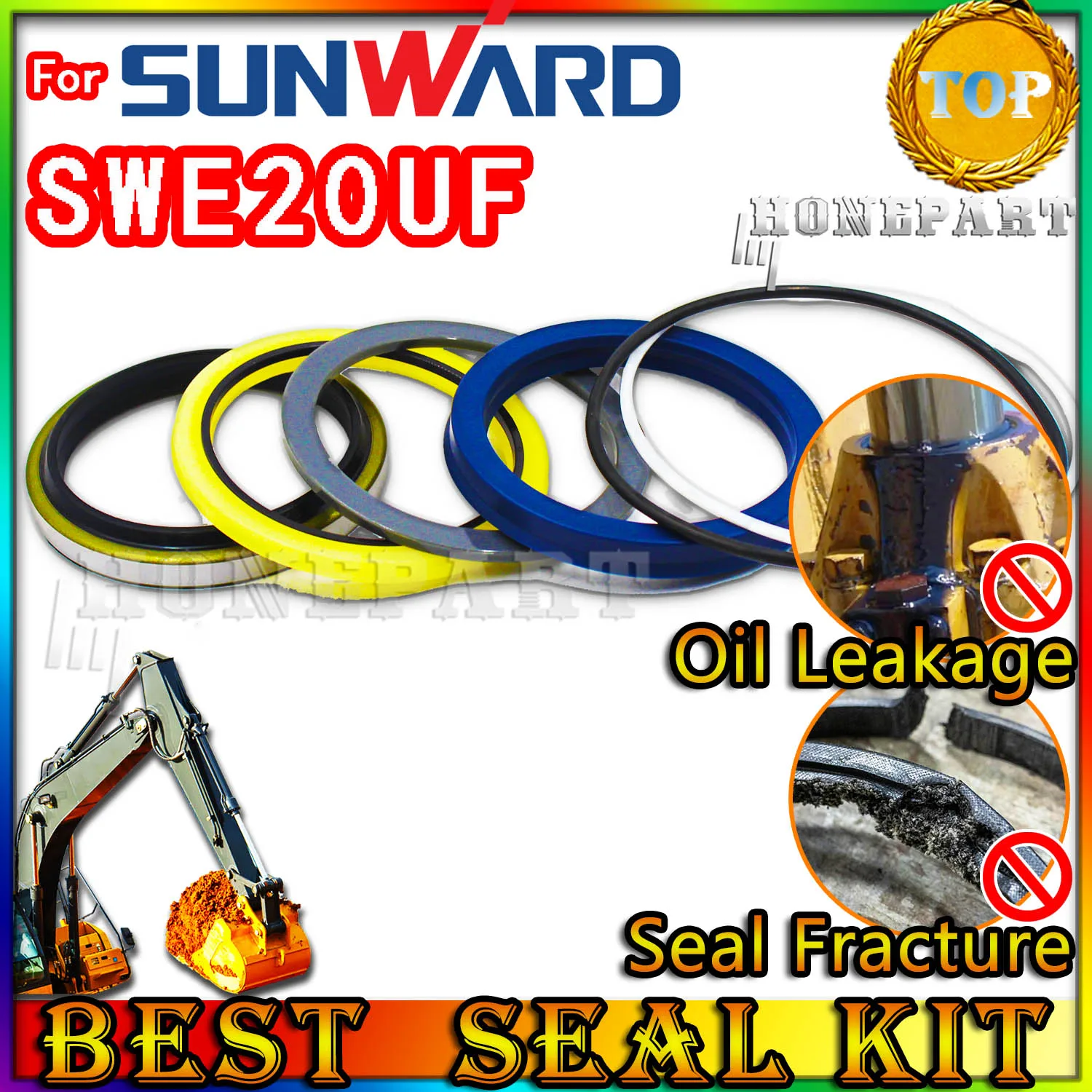 

ДЛЯ Sunward SWE20UF Ремкомплект сальника Экскаватор Молоток Строительный набор инструментов Набор тяжелых мастер-экскаватор Плавающий