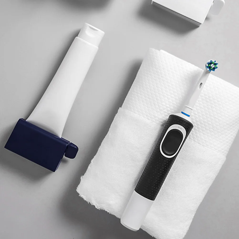 

Automatic Toothpaste Squeezer Small Size Durable Abs Material Multipurpose Bathroom Accessory For Toothpaste Hand Cream Facial