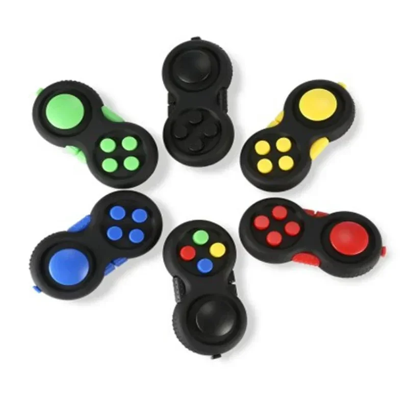 Premium Quality Fidget Controller Pad 8 Fidget Functions Game Focus Toy Cube Relieves Stress and Anxiety Toys for Gifts