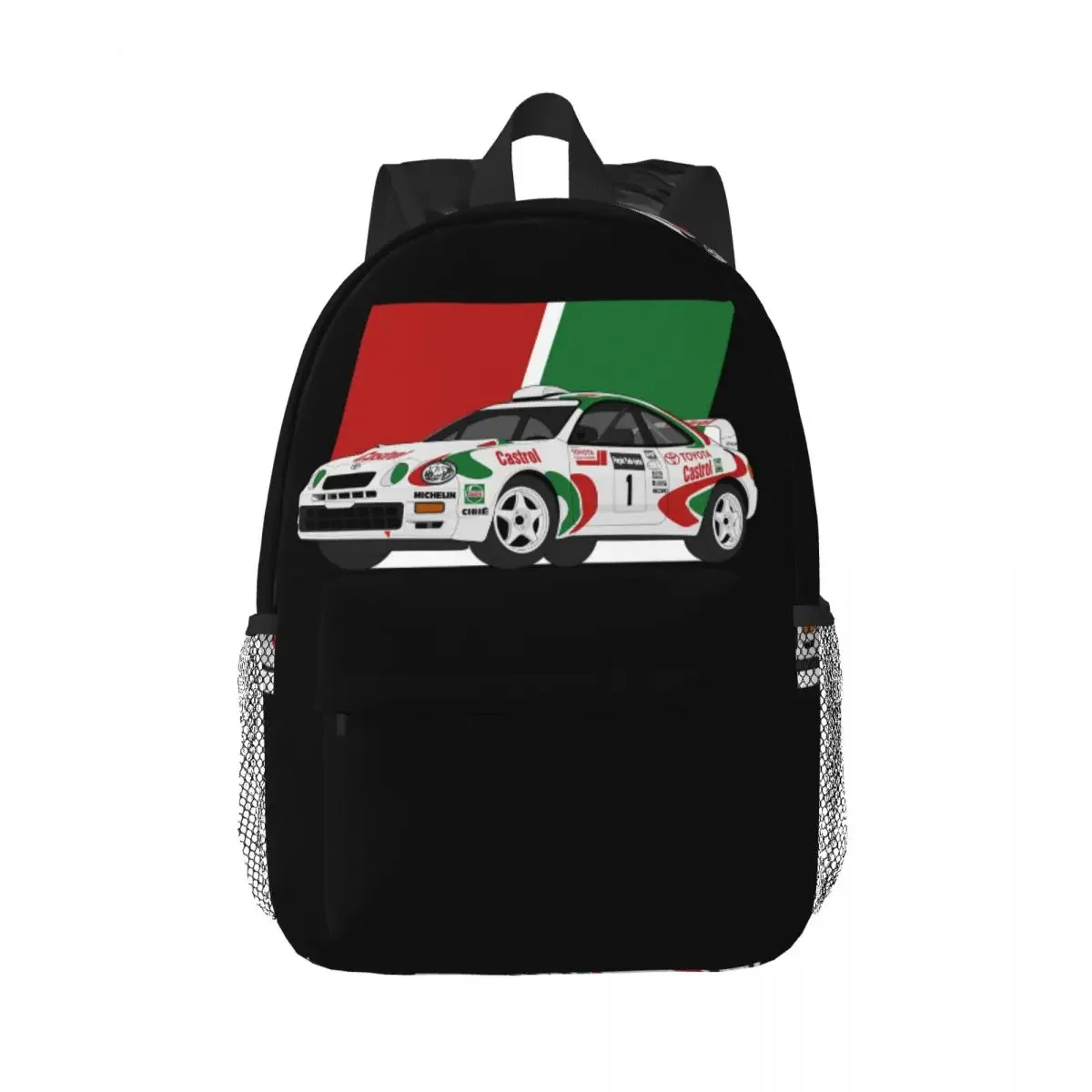 

Celica GT Four Rally Backpacks Teenager Bookbag Cartoon Students School Bags Laptop Rucksack Shoulder Bag Large Capacity