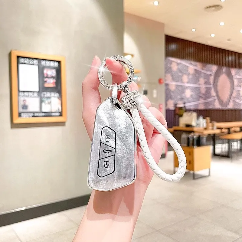ل VW Volkswagen Golf 8 MK8 ID.3 ID.4 حافظة مفاتيح السيارة من البولي يوريثان غطاء حماية شل الإكسسوارات للجولف 8 #3