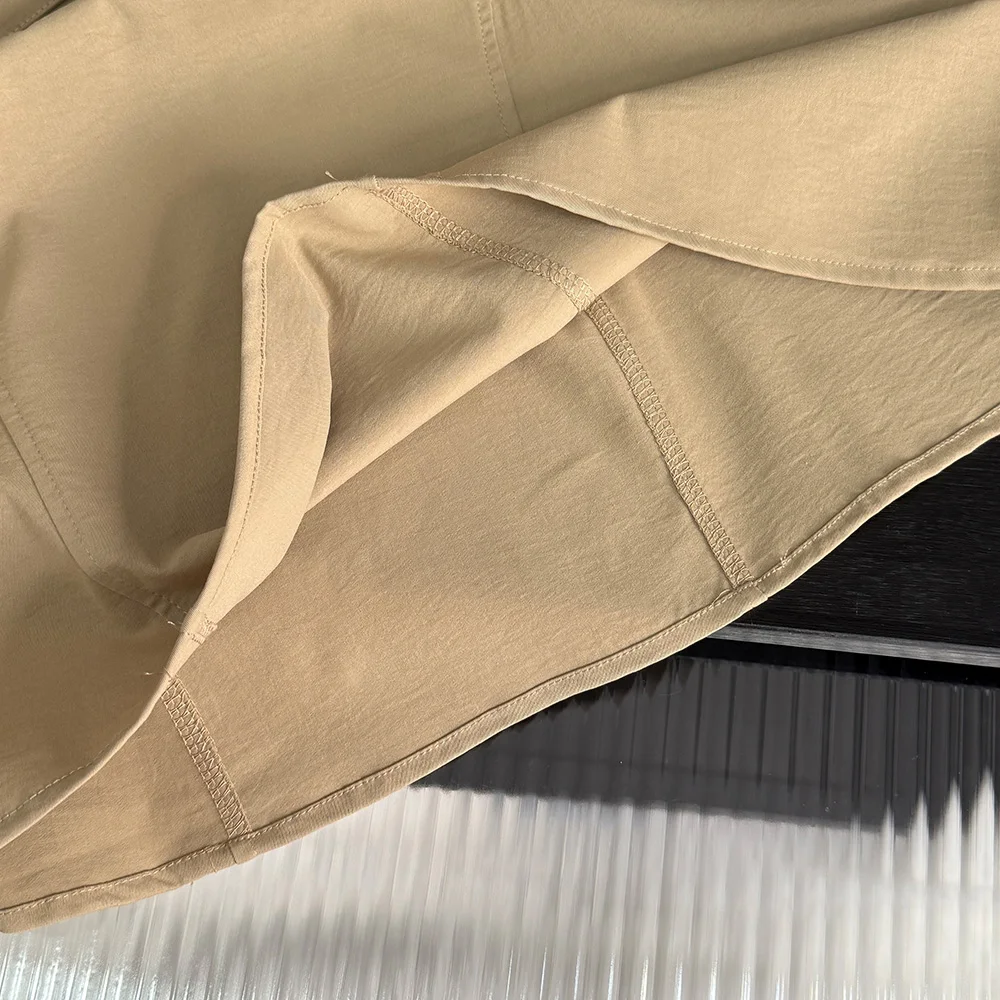 Bear Leader Mode Mädchen Windschutz Kleider Sommer ärmellose Arbeitsoutfits mit Bund einfarbige Kinderkleidung – Detail 8