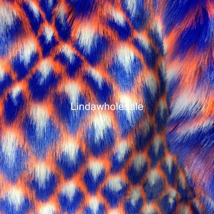 Jacquard fox fur, imitation rabbit faux fur fabric, pineapple jacquard rabbit fur,160cm*90cm(one yard)/pcs