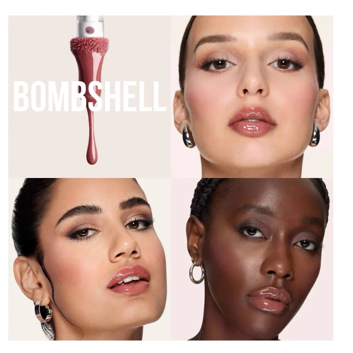 11色展開 2025年新発売 コスメ HUDA BEAUTY ミラーリップスティック 高発色 保湿 ココ/ポッシュ/ボムシェル 女性用メイクアップ リップスティック