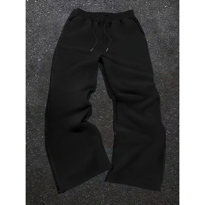 

Men's Solid Color Straight Leg Pants Breathable Casual Pants Fitness Pants Unisex All Season Street Outdoor Running Pants