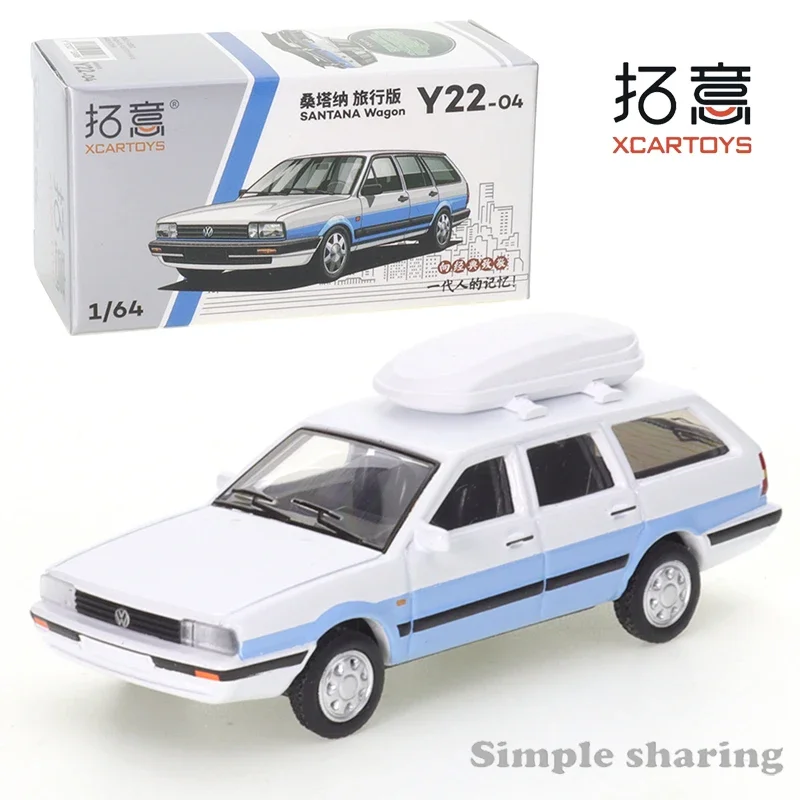 XCARTOYS 1/64 Volkswagen Santana Wagon Car Alloy Toys Motor Vehicle Diecast Automotive Model Ornaments Cas Toys Gift Decorations