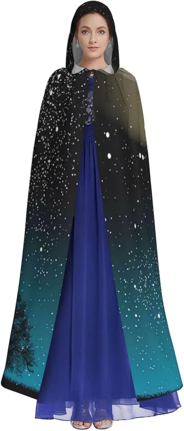 Customization Halloween Cloak,Hooded Robe Cloak For Adult Men Women Cosplay Costumes