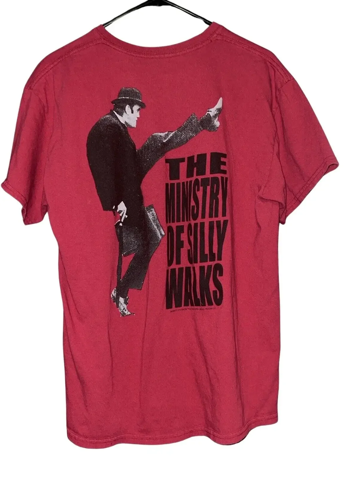 Camiseta Monty Python El Ministerio de Silly Walks 2009 Líquido Azul Rojo Talla L