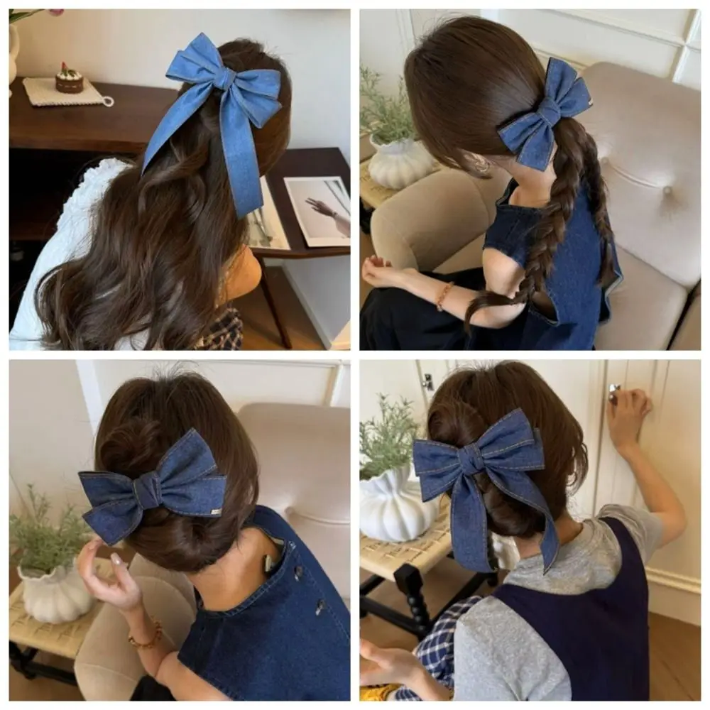 بسيطة كاوبوي القوس دبوس الشعر الحلو الصغيرة الذهب تسمية مشبك شعر بلون اليدوية القوس الشريط دبوس الشعر إكسسوارات الشعر #5