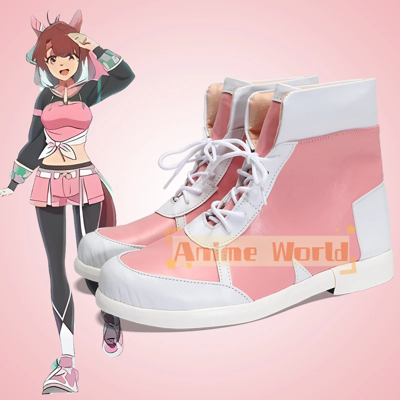 

Anime Game Umamusume: Pretty Derby Dantsu Flame Cosplay Shoes Boots Adult Children Halloween Party Costume Accessories Props