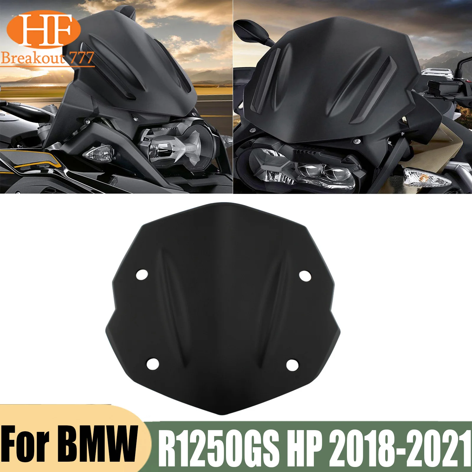 For BMW R1250GS HP Adventure 2018-2020 ABS Motorcycle Windscreen Windshield