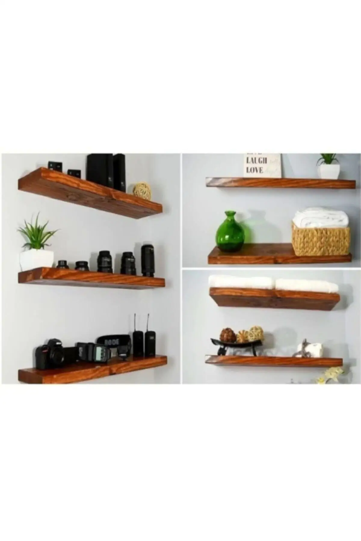 3 piece Rack Wall Rack Bookshelf Library Rack Depth 20cm Width 60cm Living Room Kitchen Use On Shelf the Wall