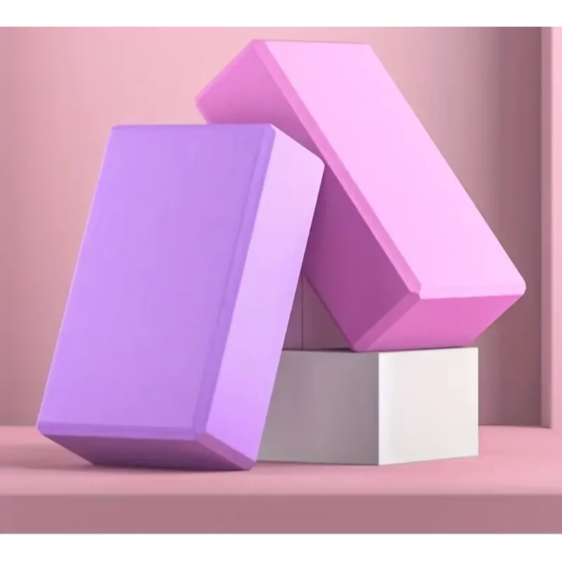 Yoga Blocks Gym Foam Brick Pilates Training Exercise Fitness Bolster Pillow Cushion Stretching Body Shaping Building Cubes