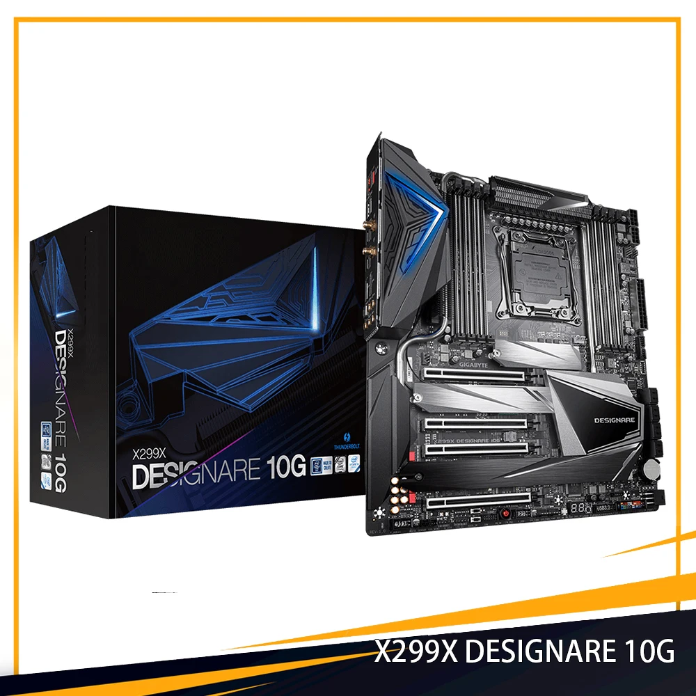 New X299 Motherboard X299X DESIGNARE 10G LGA2066 256GB DDR4 E-ATX Core i7-7800X Or Above X Series / Core i9 X Processors