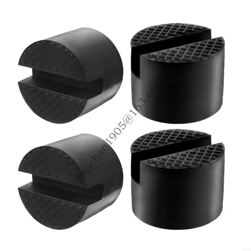 

Pack of 4 Car Rubber Jacking Pads Adapter Support Suitable for Protects Rockers Panel and Chassis Automotive Repair Tool .X7AE