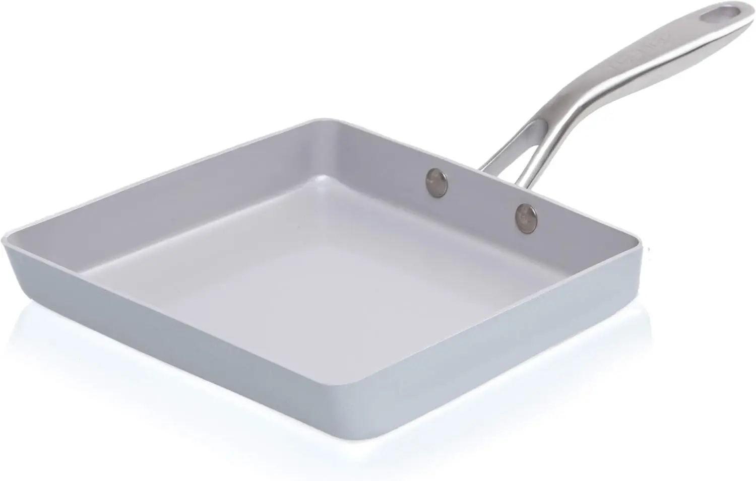 

Керамическая сковорода Tamagoyaki с антипригарным покрытием CeraTerra, без ПТФЭ, готовая к индукции, сделано в Корее