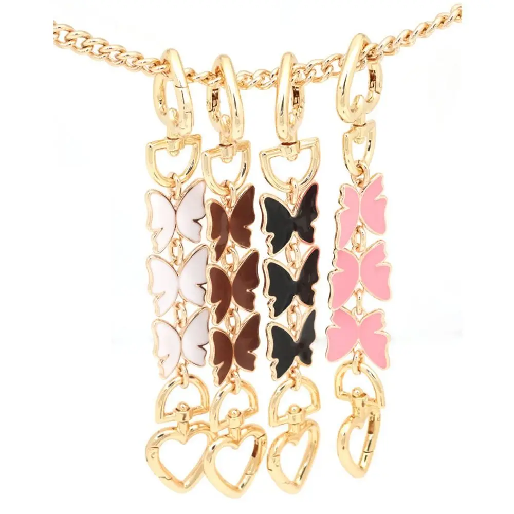 Hot Sale Butterfly Shape Bag Extender Strap Replacement Hanging Chain For Purse Clutch Handbag Extension Strap Bag Accessories