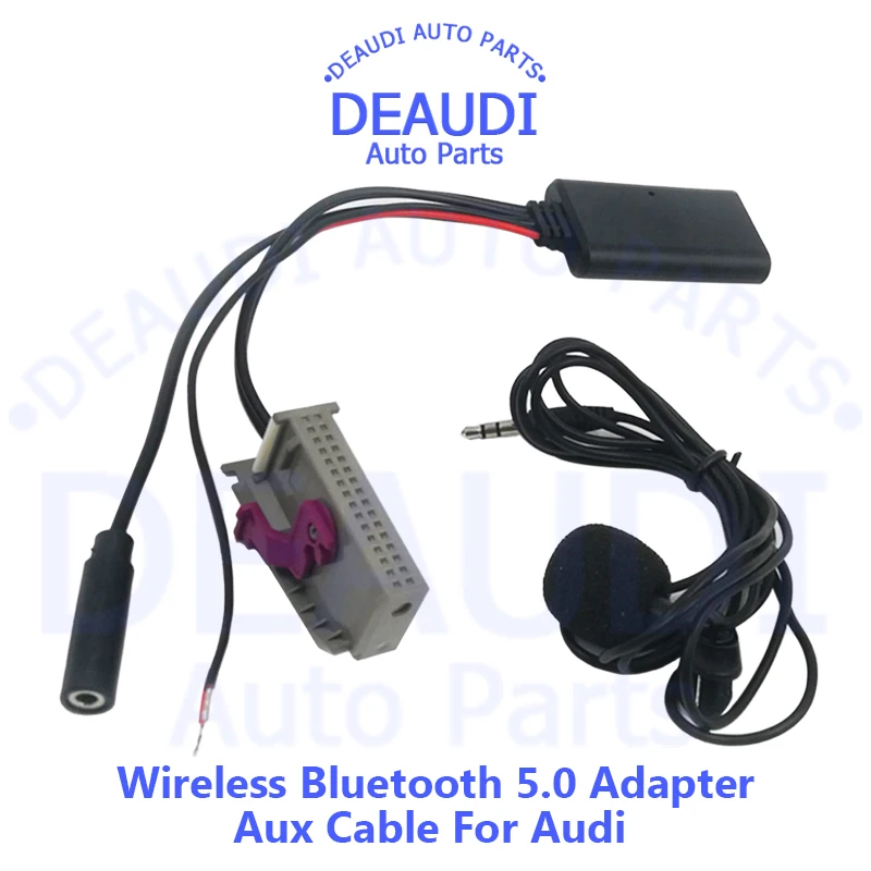 Adaptateur Audio Musique Sans Fil Bluetooth 5.0 Tech m.com x pour Audi A3 A4 horizon A8 TT R8 RNS-E